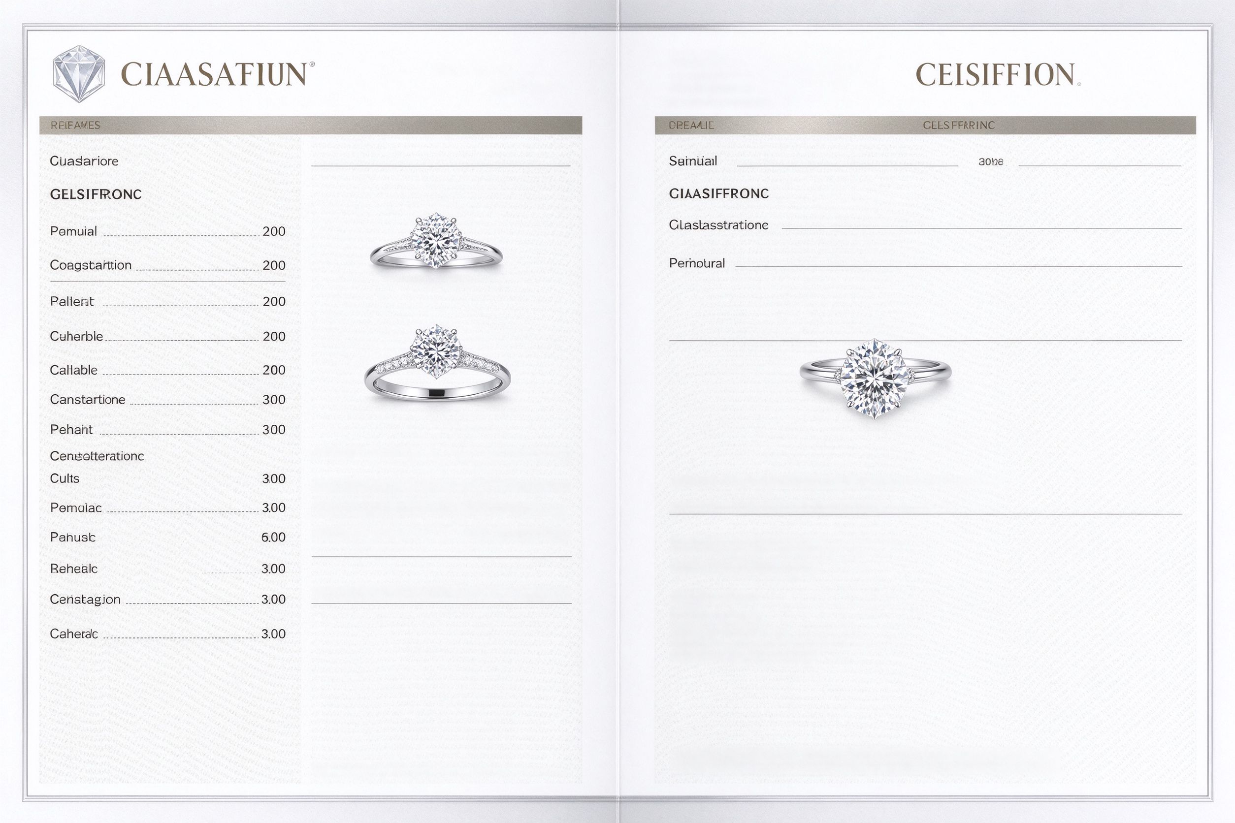 GRA Moissanite Certificate certificate