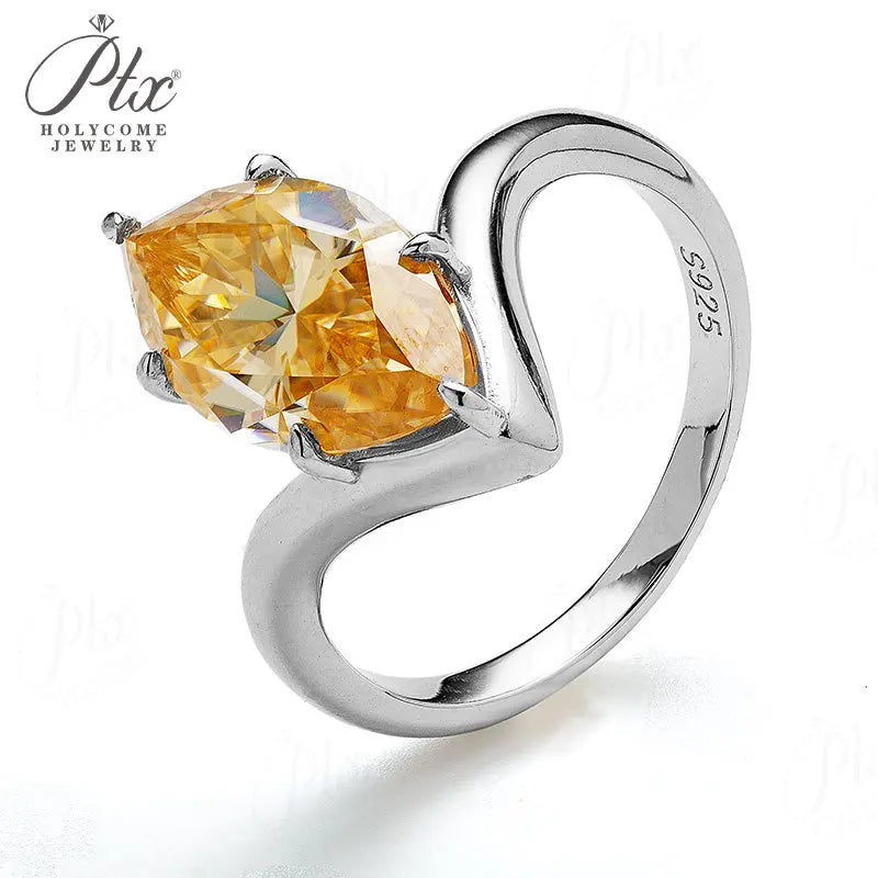 5ct Marquise Moissanite Statement Ring