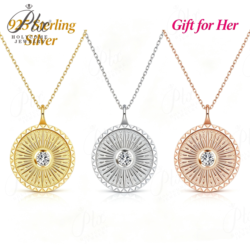 0.3ct Mini Moissanite Pendant Necklace GRA