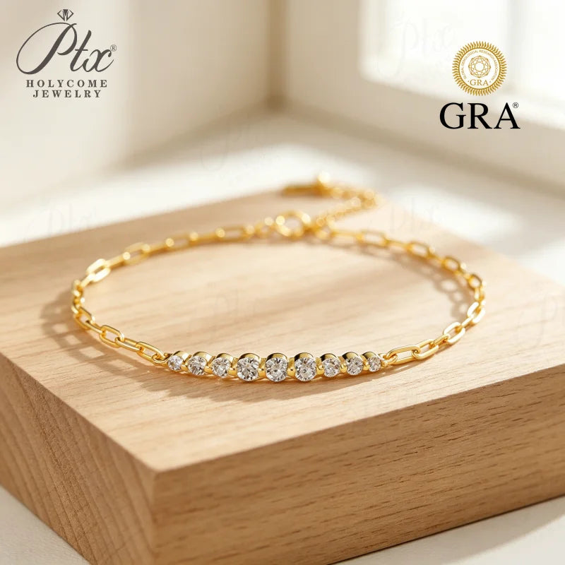 Moissanite Tennis Bracelet D Color VVS1 GRA