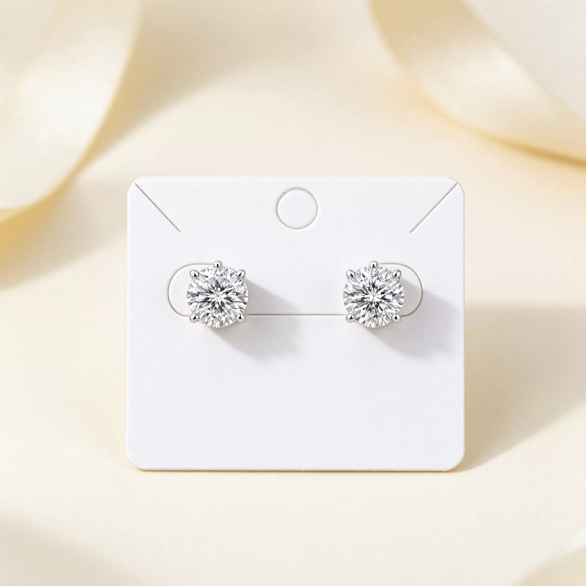 Silver stud earrings gift Sterling silver stud earrings as a gift